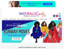 Tablet Screenshot of naturallycurly.com